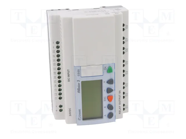 CROUZET Millenium 3 Essential Relé Programable 24V DC