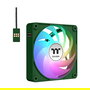 Thermaltake CT120 EX ARGB Sync PC Cooling Fan Racing Green 120mm (Pack de 3)