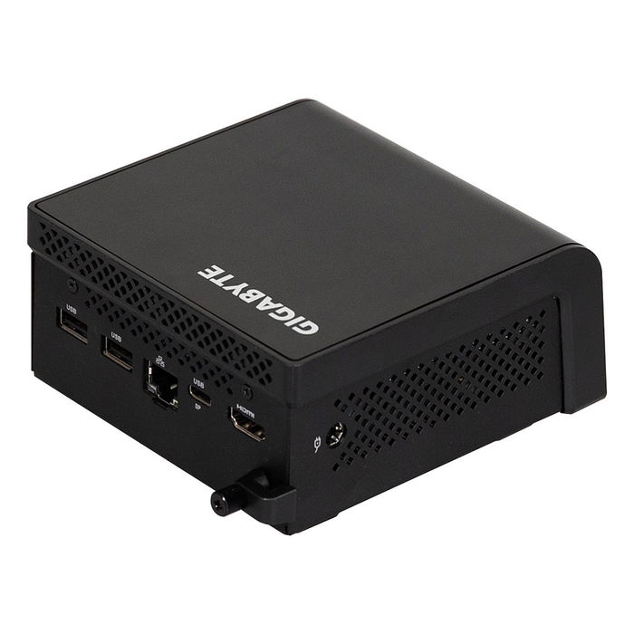 Gigabyte BRIX GB-BTIP-N250 (D) Barebone con Intel N250, 1x2,5" / 1xM.2, Ethernet, Wi-Fi 5, 3x USB 3.2 Gen 2 Tipo A, 2x USB 3.2 Gen 2 Tipo C