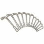 Ks Tools Juego de 16 llaves de tubo abiertas métricas de 8 a 24 mm
