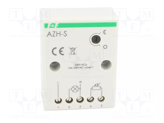 F&F Interruptor de crepúsculo AZH 230VAC SPST-NO