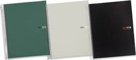MIQUELRIUS Paquete de 3 Cuadernos Espiral A4 200 Hojas Cuadrícula 5x5