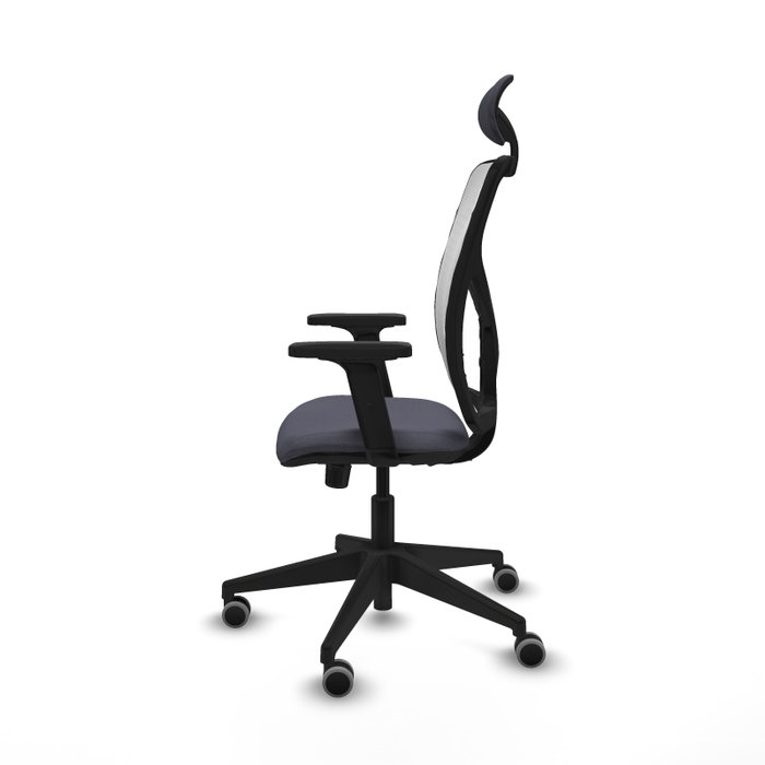 PIQUERAS Y CRESPO Silla de oficina Motilla con Mecanismo Sincro, Gris oscuro y Blanco PIQUERAS Y CRESPO Silla de oficina Motilla con Mecanismo Sincro, Gris oscuro y Blanco