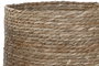 DKD Home Decor Set de 5 Maceteros de Fibra Trenzada Natural
