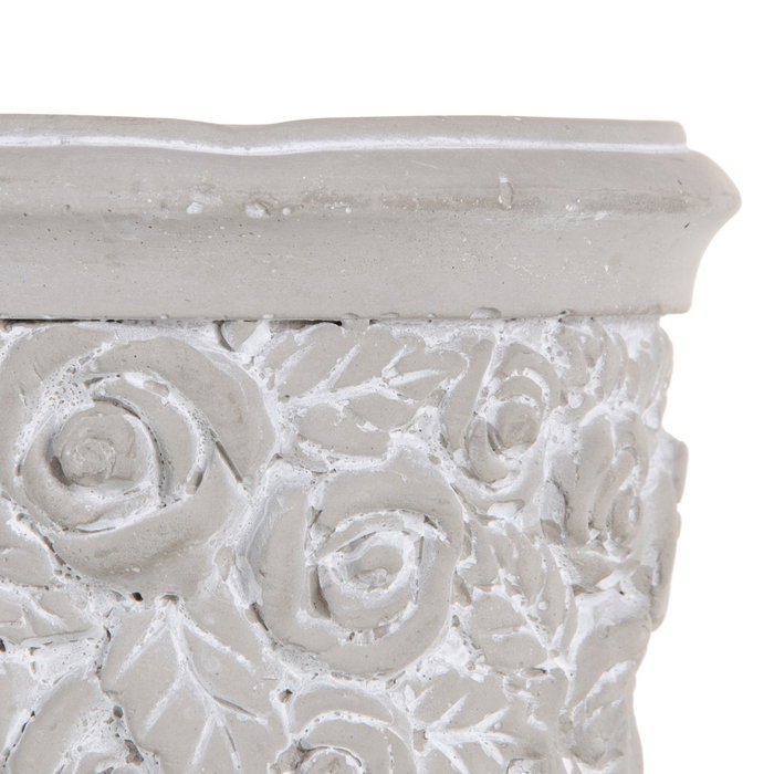 Macetero Cemento Decoración 13 X 13 X 12 cm (Set de 6)