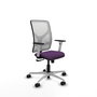 PIQUERAS Y CRESPO Silla de oficina Motilla con mecanismo Sincro, Morado y Blanco
