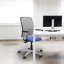 PIQUERAS Y CRESPO Silla de oficina Motilla con mecanismo Sincro, Morado y Blanco