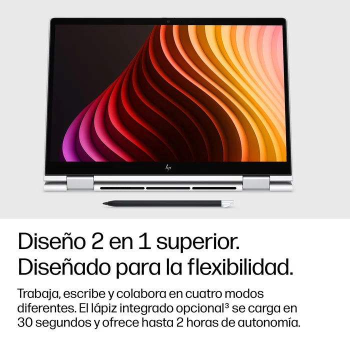 Hp EliteBook 8 Flip G2i Intel Core Ultra 7 32 GB RAM 512 GB SSD 13.3 Pulgadas Táctil Hp EliteBook 8 Flip G2i Intel Core Ultra 7 32 GB RAM 512 GB SSD 13.3 Pulgadas Táctil