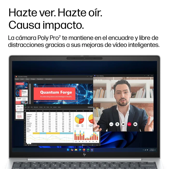 Hp EliteBook 8 Flip G2i Intel Core Ultra 7 32 GB RAM 512 GB SSD 13.3 Pulgadas Táctil Hp EliteBook 8 Flip G2i Intel Core Ultra 7 32 GB RAM 512 GB SSD 13.3 Pulgadas Táctil