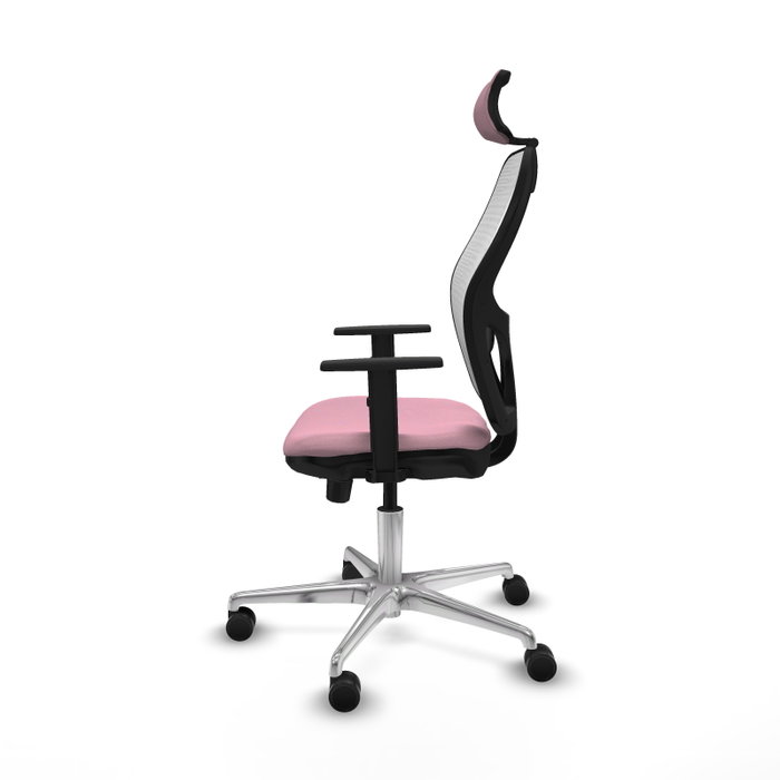 PIQUERAS Y CRESPO Silla de oficina Jorquera Rosa y Blanco PIQUERAS Y CRESPO Silla de oficina Jorquera Rosa y Blanco