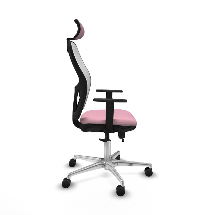PIQUERAS Y CRESPO Silla de oficina Jorquera Rosa y Blanco PIQUERAS Y CRESPO Silla de oficina Jorquera Rosa y Blanco