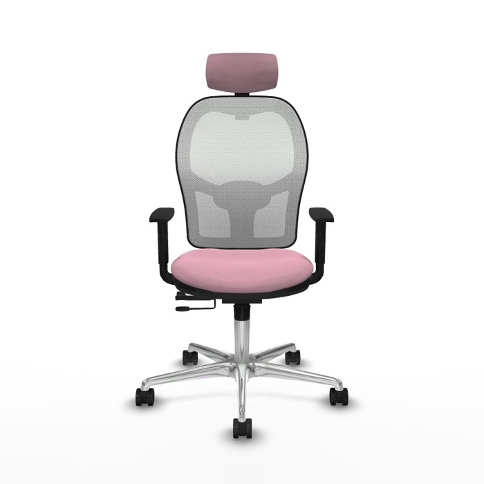 PIQUERAS Y CRESPO Silla de oficina Jorquera Rosa y Blanco PIQUERAS Y CRESPO Silla de oficina Jorquera Rosa y Blanco