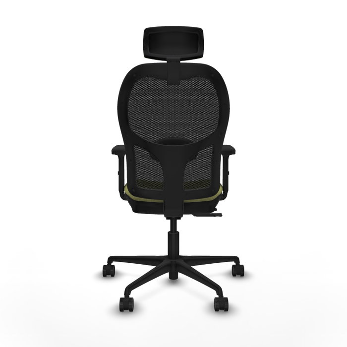 PIQUERAS Y CRESPO Silla de oficina Jorquera con mecanismo Sincro/Traslack, Verde oliva y Negro PIQUERAS Y CRESPO Silla de oficina Jorquera con mecanismo Sincro/Traslack, Verde oliva y Negro