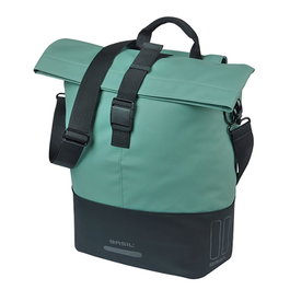 Basil Cove Bolsa Impermeable para Bicicleta 16L con Bandolera - Cuero Vegano MIK