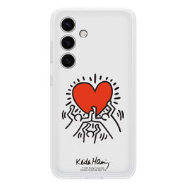 Samsung Funda Suit Case para Galaxy S24 (6.2") Blanco y Rojo