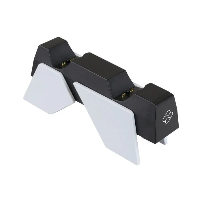 FR-TEC Dual Charging Station II FT0041 - Base de Carga Dual Rápida para 2 Mandos PlayStation 5 y PS5 Edge, Cable USB-C Incluido, Color Blanco