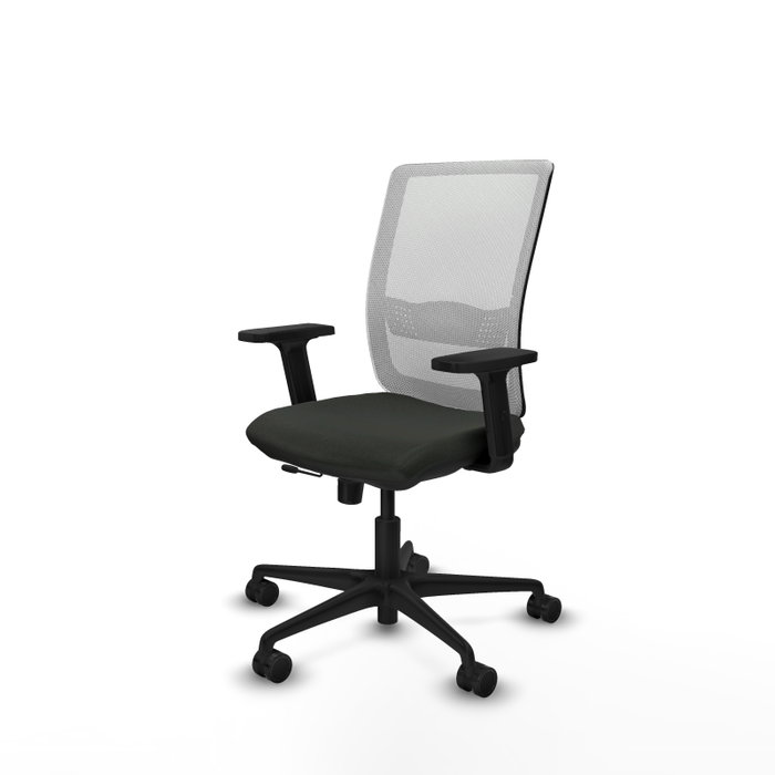 PIQUERAS Y CRESPO Silla de oficina Haches Negro y Blanco