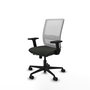 PIQUERAS Y CRESPO Silla de oficina Haches Negro y Blanco