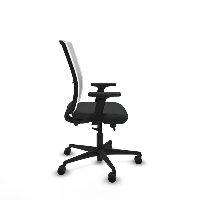 PIQUERAS Y CRESPO Silla de oficina Haches Negro y Blanco