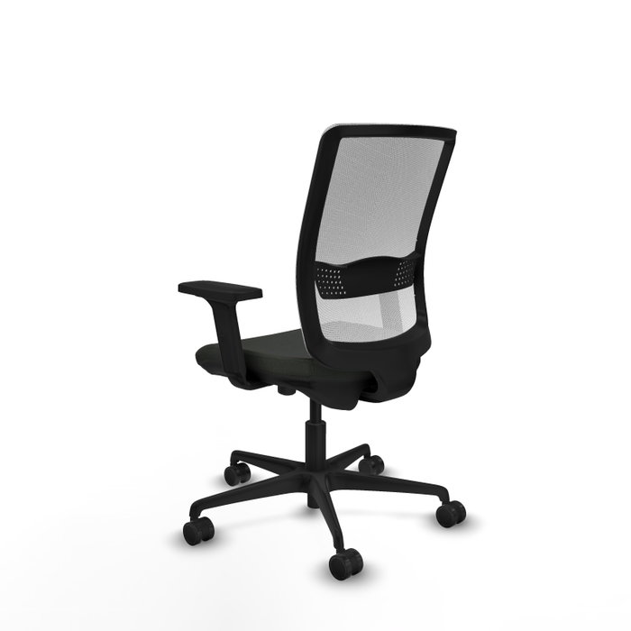 PIQUERAS Y CRESPO Silla de oficina Haches Negro y Blanco
