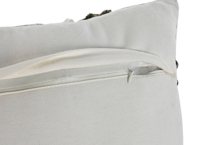 DKD Home Decor Cojín de Algodón 45x45 con Bordado a Mano, Pack de 2 DKD Home Decor Cojín de Algodón 45x45 con Bordado a Mano, Pack de 2