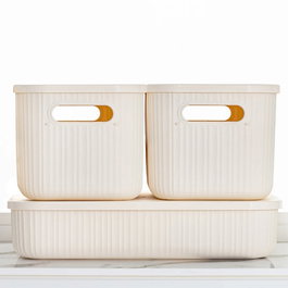 Aberto Design 241397 Organizador de Escritorio de Plástico Crudo