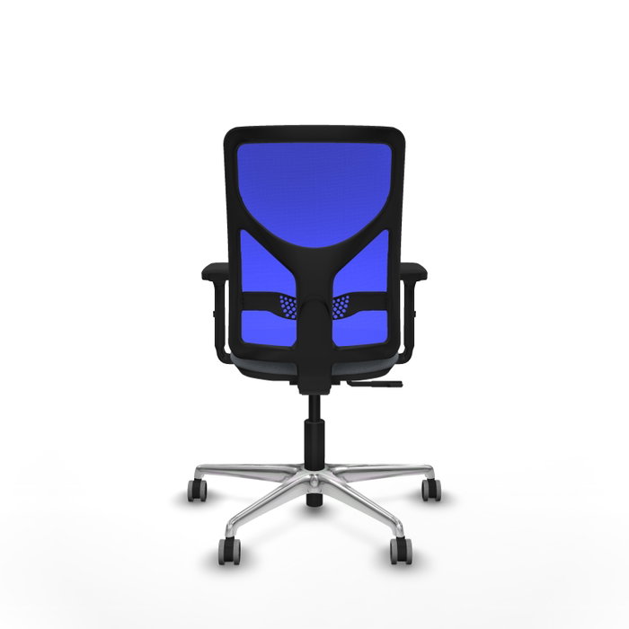 PIQUERAS Y CRESPO Silla de oficina Motilla con mecanismo Sincro, Gris y Azul PIQUERAS Y CRESPO Silla de oficina Motilla con mecanismo Sincro, Gris y Azul