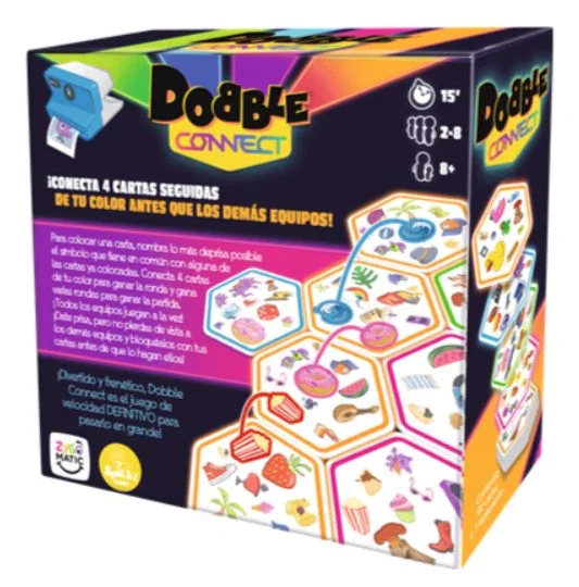 Asmodee Dobble Connect, Juego de Cartas Multicolor Asmodee Dobble Connect, Juego de Cartas Multicolor