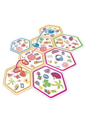Asmodee Dobble Connect, Juego de Cartas Multicolor