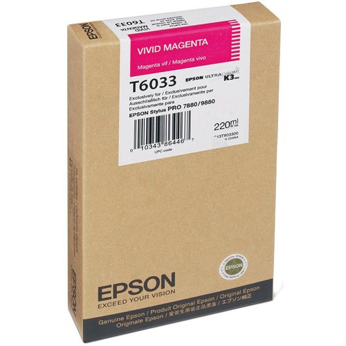 Epson Cartucho de Tinta Magenta Vivo T603300 para Stylus Pro 7880/9880