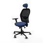 PIQUERAS Y CRESPO Silla de oficina Jorquera Azul Marino y Negro