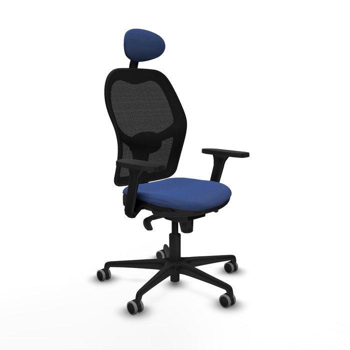 PIQUERAS Y CRESPO Silla de oficina Jorquera Azul Marino y Negro PIQUERAS Y CRESPO Silla de oficina Jorquera Azul Marino y Negro