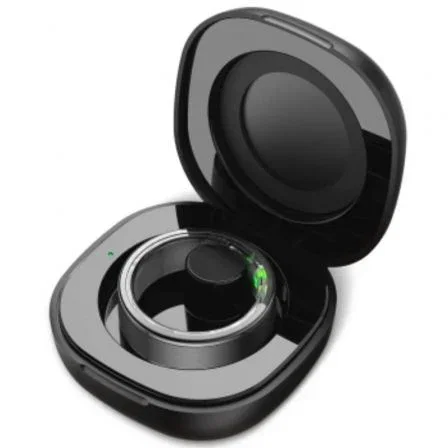 Anillo Inteligente KSIX Saturn Talla L/ Ø20.6mm/ Notificaciones/ Frecuencia Cardíaca/ Negro