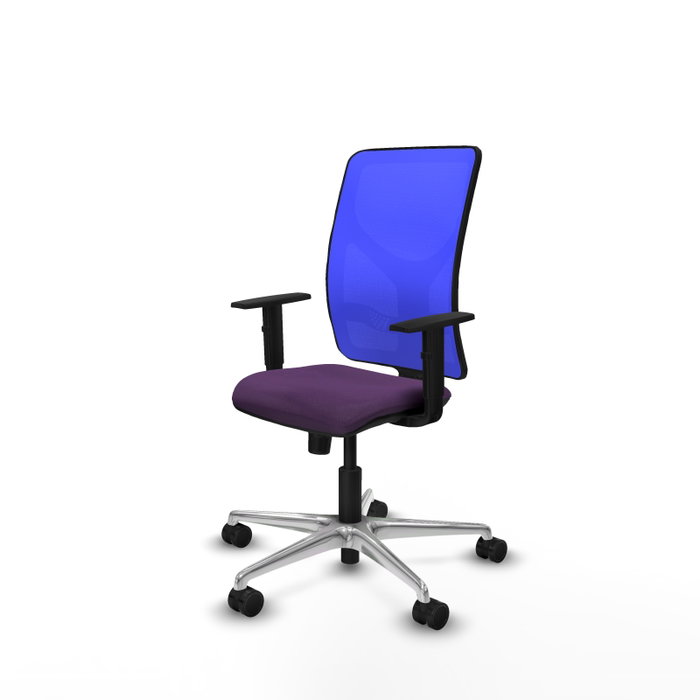 PIQUERAS Y CRESPO Silla de oficina Motilla con mecanismo Sincro, Morado y Azul PIQUERAS Y CRESPO Silla de oficina Motilla con mecanismo Sincro, Morado y Azul