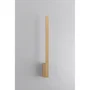 LAHTI SOL-TH.189 Lámpara de pared de diseño LED, aplique interior blanco/dorado/negro, 3000K, módulo LED longitud completa