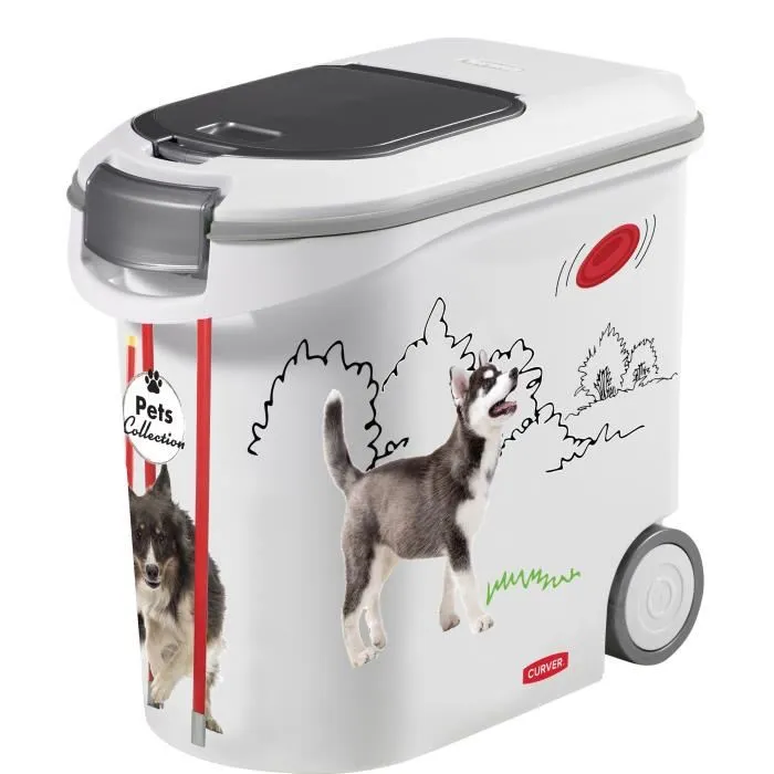 Curver Contenedor de croquetas PETS COLLECTION KET3253924836430 - 35L/12 kg - Para perros