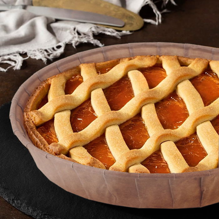 Algon Set de 12 Moldes para Horno de Papel, 20 x 3.3 cm (24 Unidades)