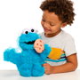 Just Play Sesame Street Peluche Interactivo Monstruo de las Galletas Nom Nom – 34 cm – +18 meses – Sonidos y movimientos