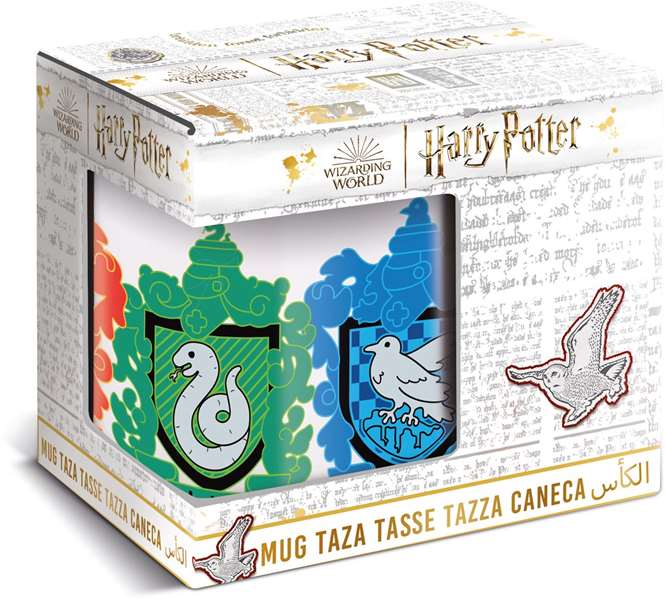 Stor Taza de Cerámica Harry Potter Chibi House con Caja de Regalo de 325 ml Stor Taza de Cerámica Harry Potter Chibi House con Caja de Regalo de 325 ml