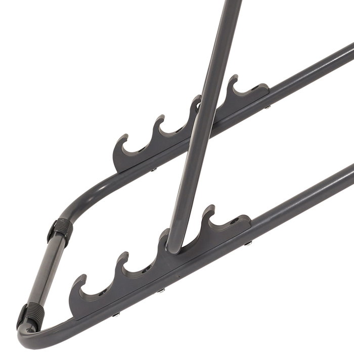 Home Deco Factory Tumbona Plegable Acero y Poliéster Verde Caqui, Altura Regulable 45 cm, Soport 110 kg