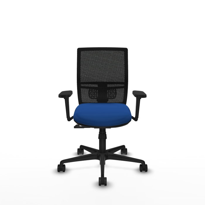 PIQUERAS Y CRESPO Silla de oficina Yunquera Azul y Negro