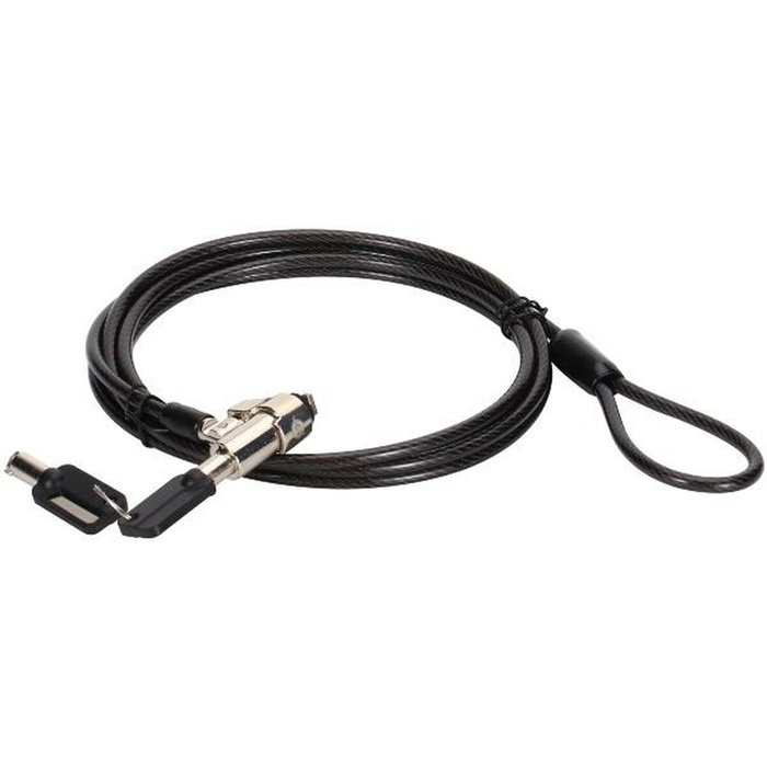 Conceptronic CUSTODIO02BS Cable de seguridad para portátil de 1,8 m negro
