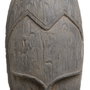 Ixia Figura Máscara Gris Resina Decoración 19 X 12 X 62 cm