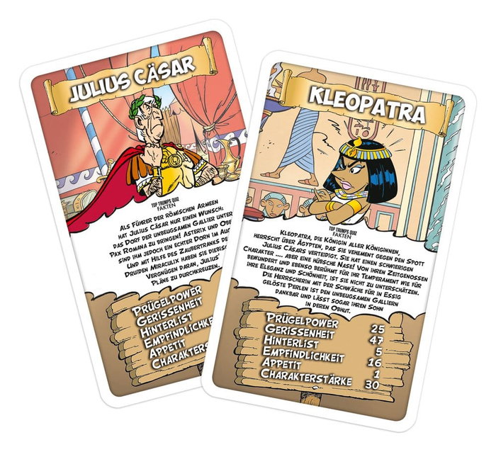 Winning Moves Asterix Juego de cartas Top Trumps Edición Alemana Winning Moves Asterix Juego de cartas Top Trumps Edición Alemana