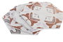 DKD Home Decor Set de 4 Posavasos de Dolomita y Corcho Gris y Azul 10,8x10,8x0,7 cm