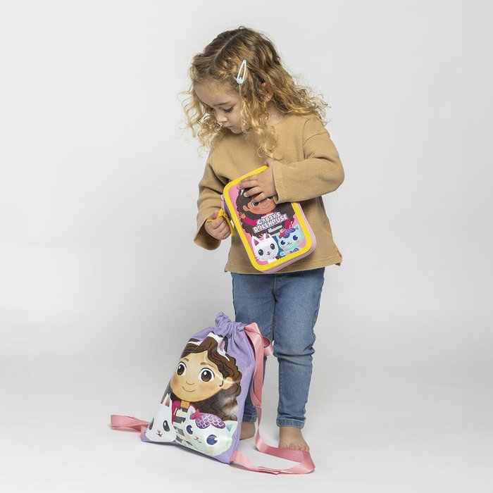 Cerdá Saquito Escolar Gabby's Dollhouse Lilac