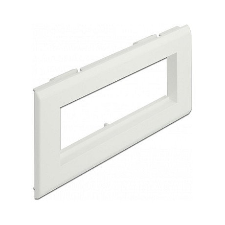 DeLOCK Easy 45 Porta-módulos para canal de instalación 175 x 80 mm Blanco