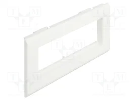 DeLOCK Easy 45 Porta-módulos para canal de instalación 175 x 80 mm Blanco