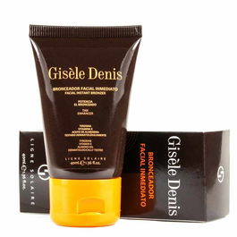 Gisele Denis Bronceador Facial Inmediato 40 mL: Potencia y Facilita el Bronceado Dorado, Uniforme y Duradero para tu Rostro