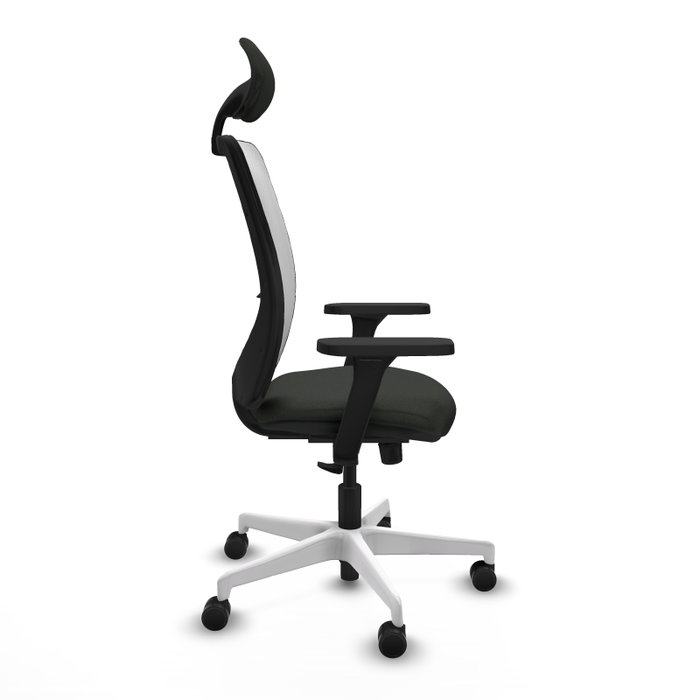 PIQUERAS Y CRESPO Silla de oficina Zulema con Mecanismo Sincro, Blanco y Negro PIQUERAS Y CRESPO Silla de oficina Zulema con Mecanismo Sincro, Blanco y Negro